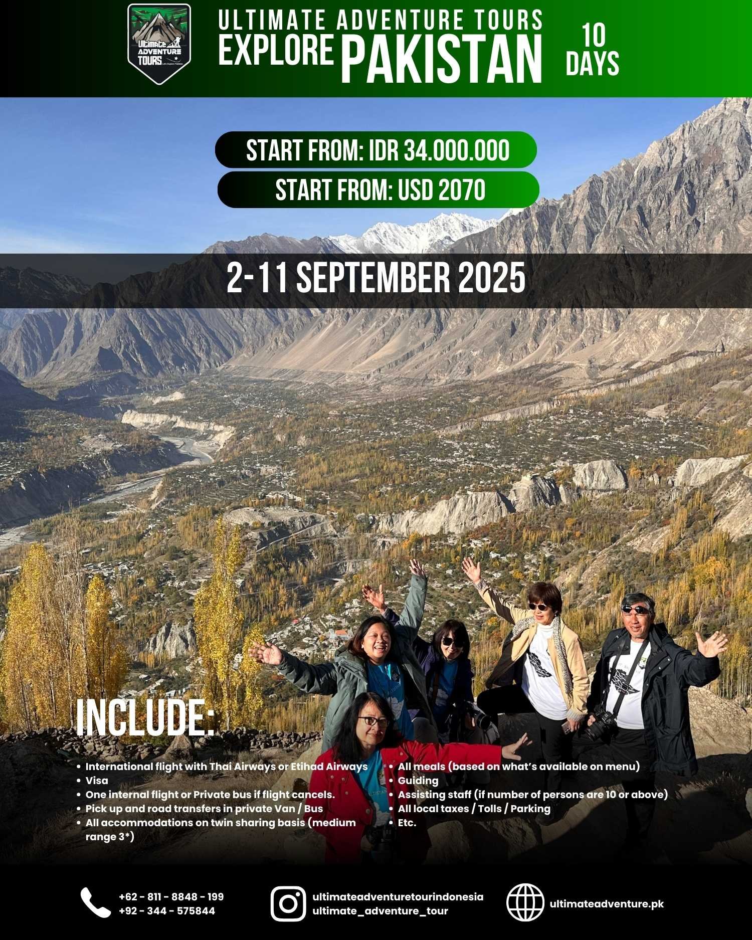 Pakistan | Autumn Season | 2 - 11 September 2025