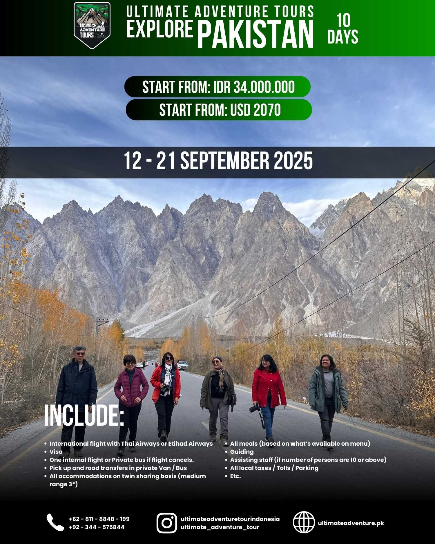 Pakistan | Autumn Season | 12 - 21 September 2025